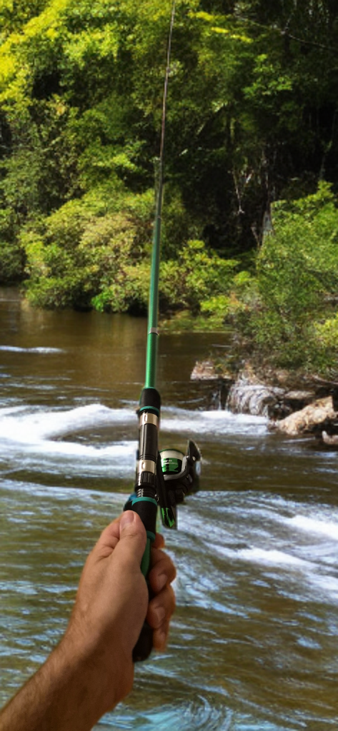 Bärbart Fiskeset – Teleskopisk Stång 180 cm + Spinnrulle & Stort Tillbehörspaket