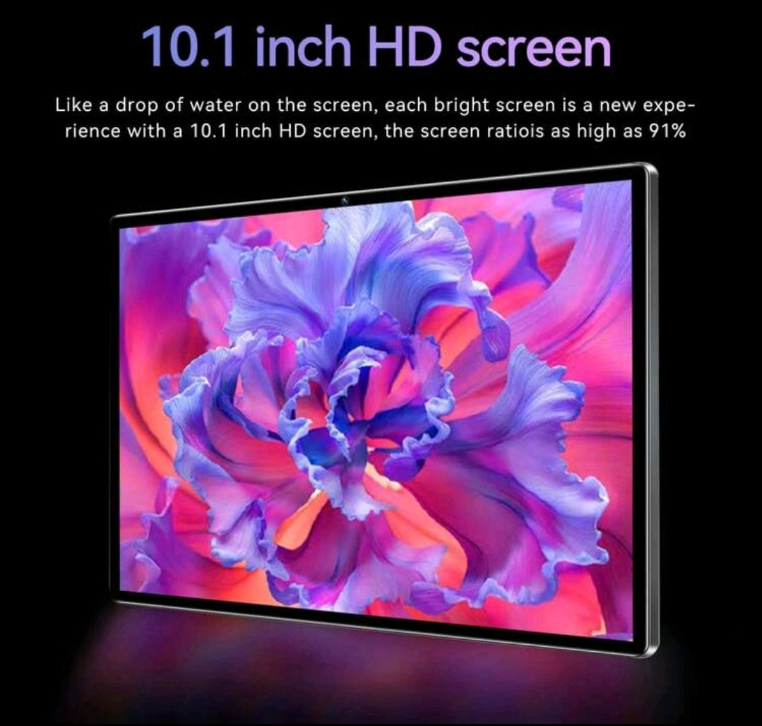 Qetupa 10,1" Z50 Android 14 Surfplatta med plata för simkort