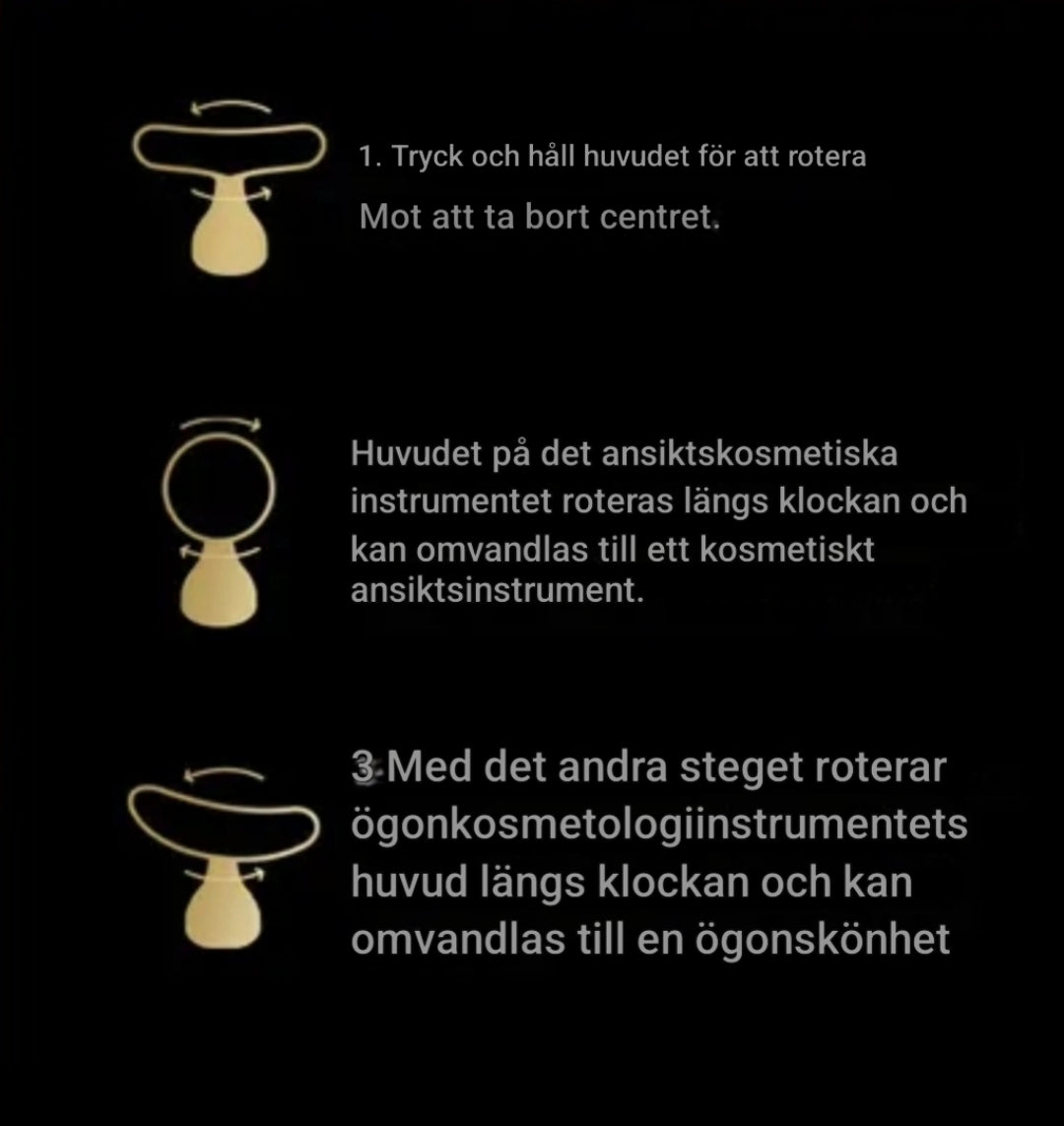 3-i-1 Multifunktionell Ansiktsmassör