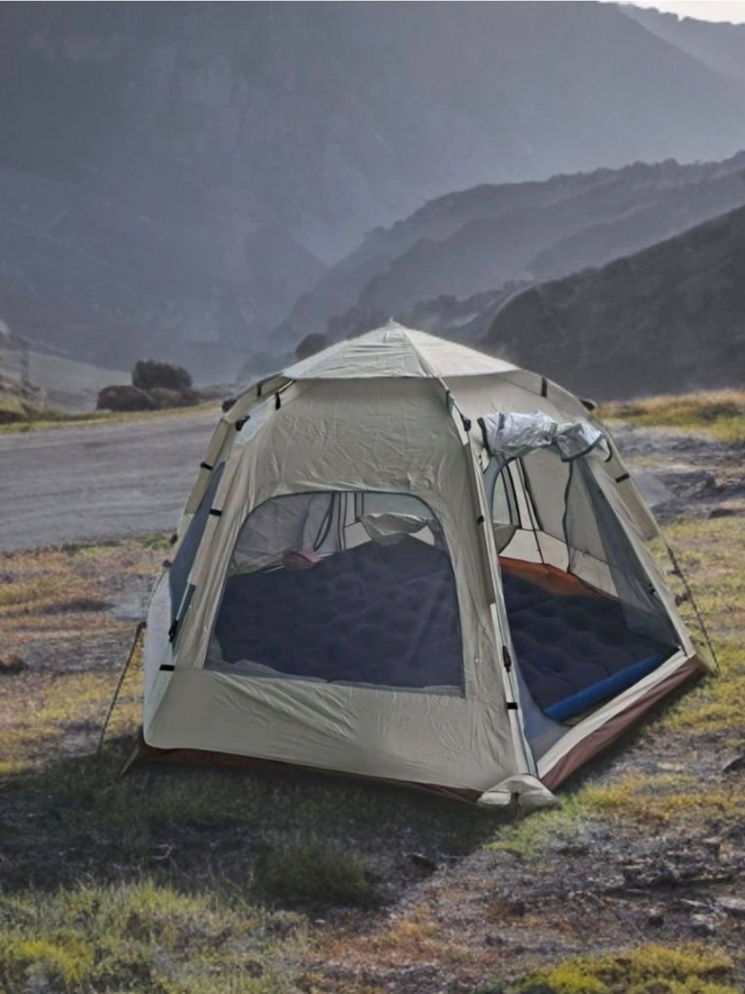 Pop-up tält för camping 5-6 personers, Automatisk