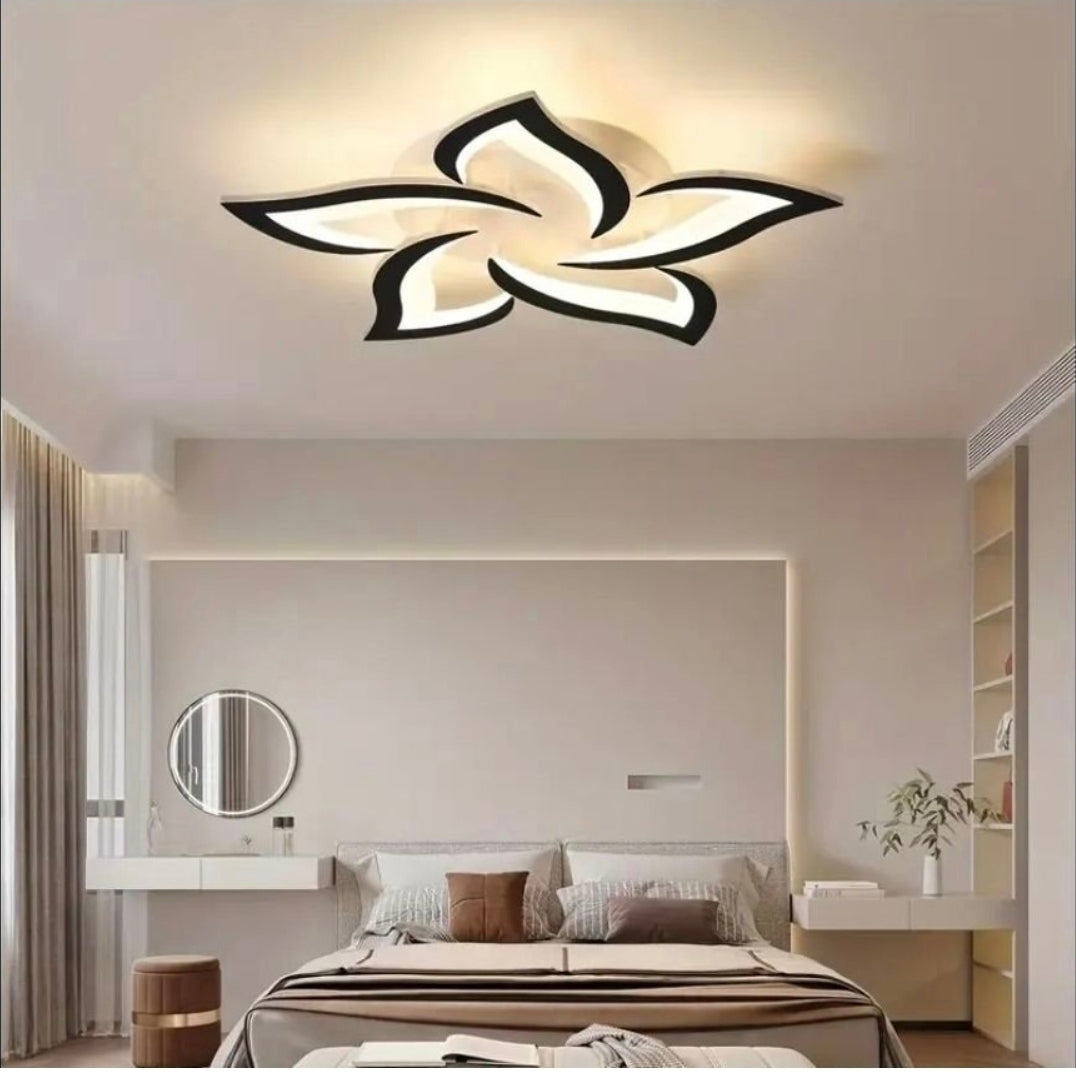 Modern Blomformad LED-Taklampa – Stilren Elegans för Ditt Hem!