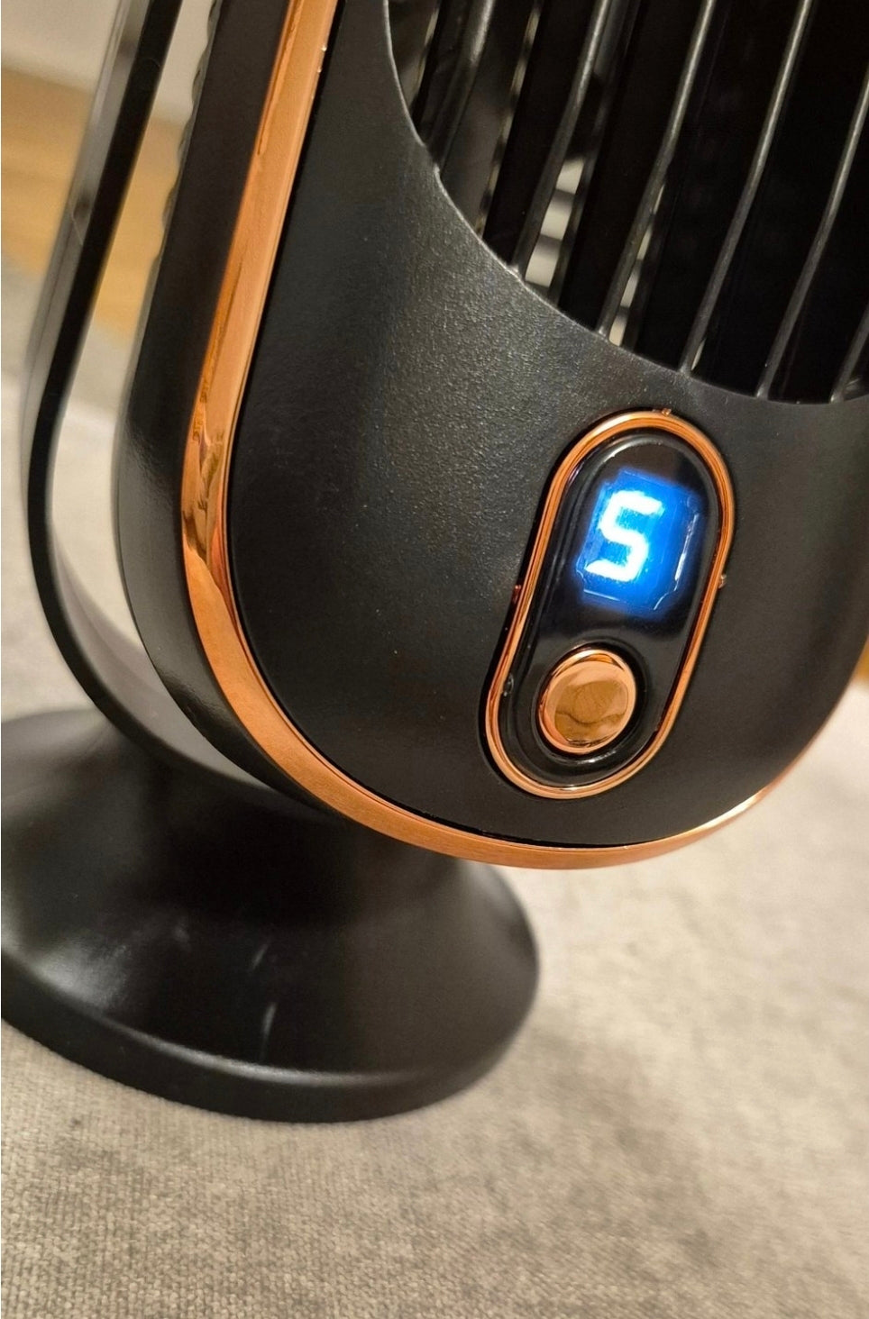 Portabel luftkonditionering – Dubbelmotor, 5 hastigheter, 720° rotation