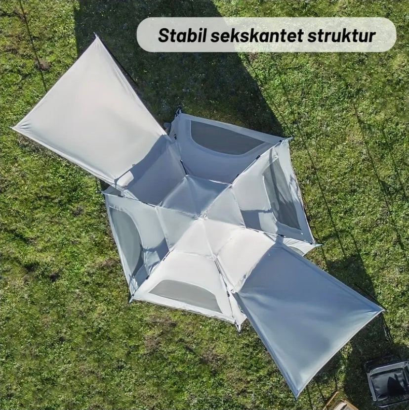 Pop-up tält för camping 5-6 personers, Automatisk