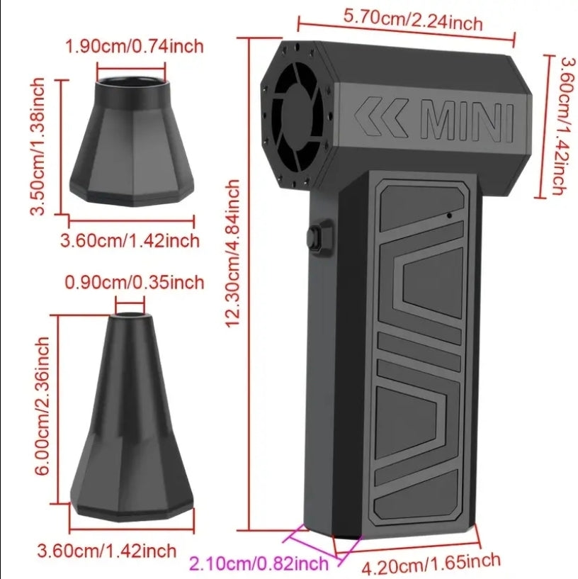 Turbofläkt med 4 Lägen – Kompakt & Effektiv | Jet Air Blower