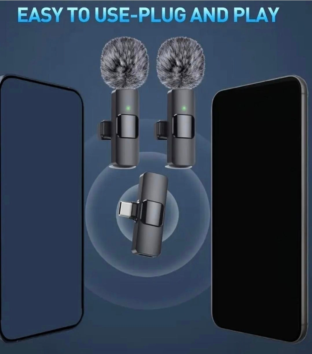 Trådlös Lavaller Mikrofon