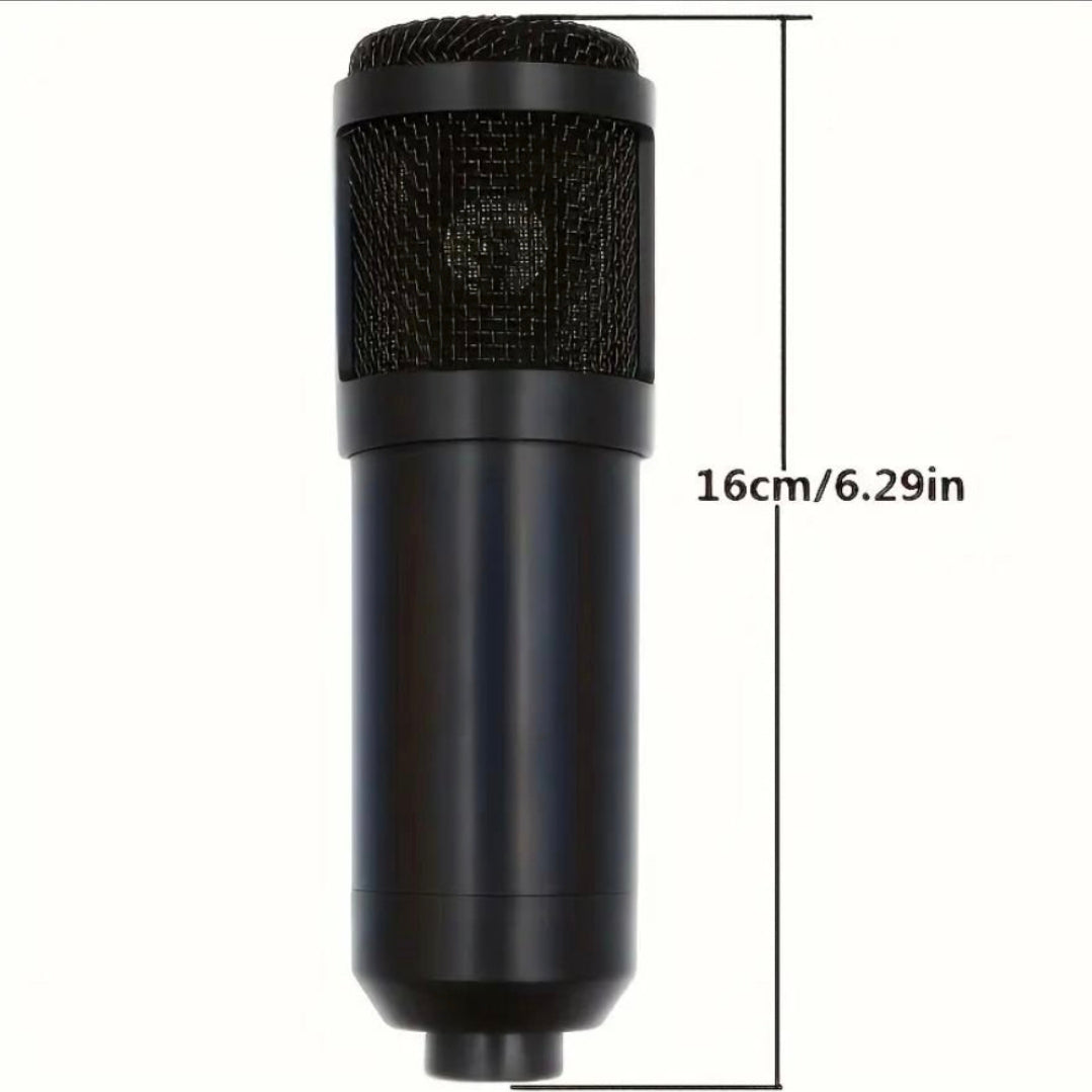 Komplett Podcastutrustningskit – BM800 Mikrofon & V8S Ljudkort