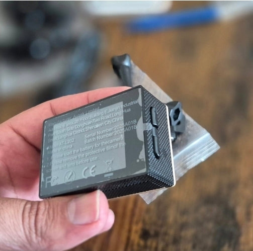 1080P HD champagnefärg actionkamera med Tillbehör – För alla dina äventyr