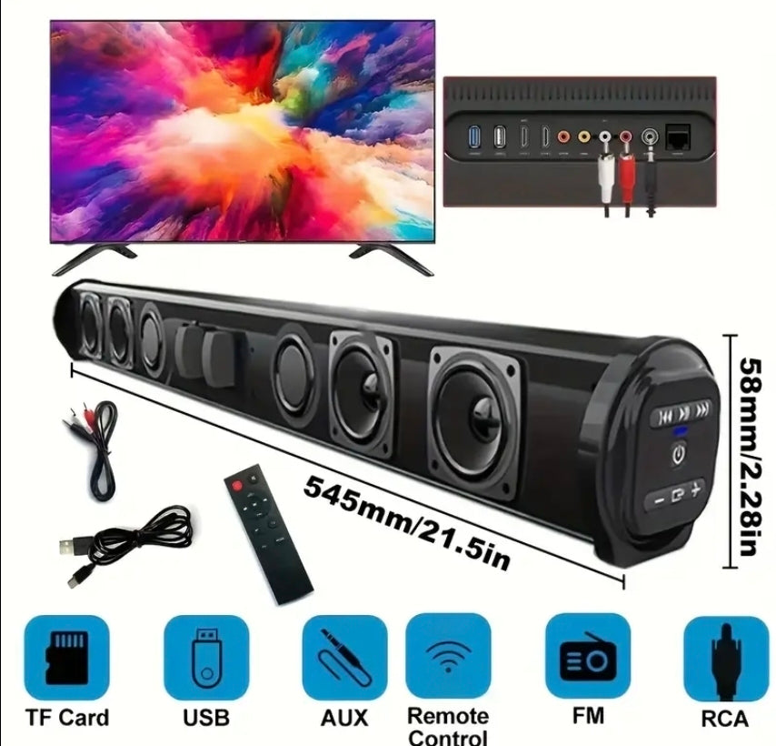 BS-10 TV Soundbar med subwoofer | TV Soundbar with Subwoofer