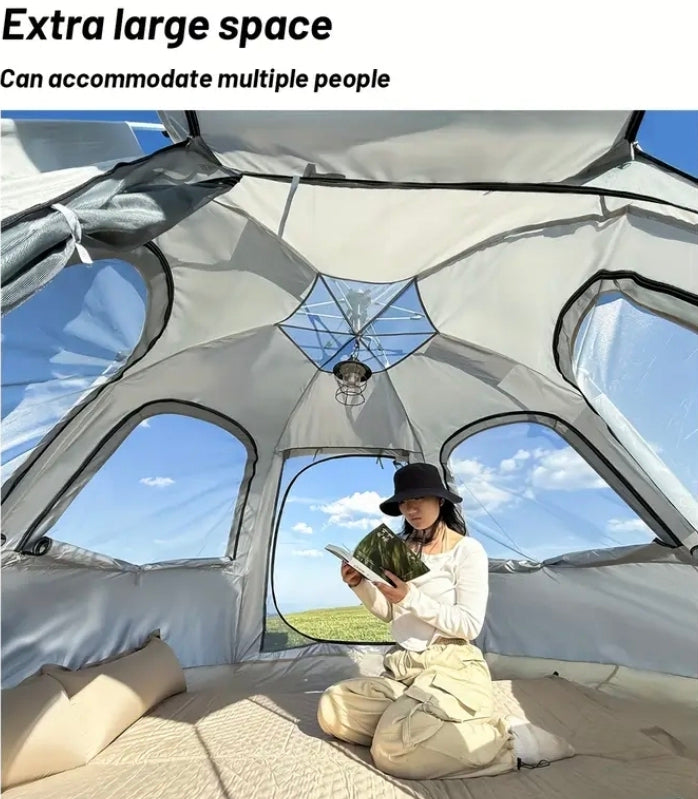 Pop-up tält för camping 5-6 personers, Automatisk