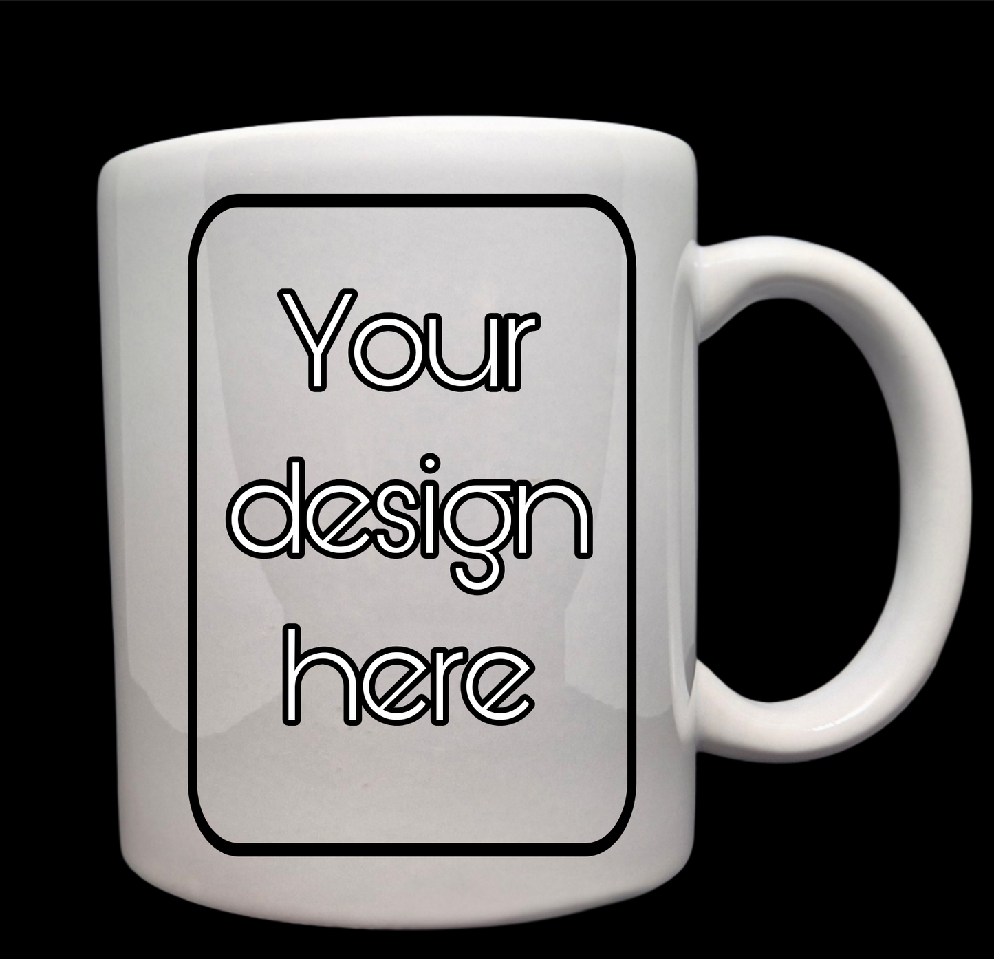 Personlig Kaffemugg 325 ml – Anpassad Fototext & Logotyp