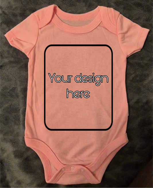 Personlig Babybody i olika förger med Eget Tryck