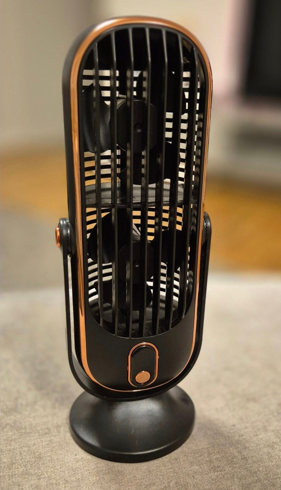 Portabel luftkonditionering – Dubbelmotor, 5 hastigheter, 720° rotation